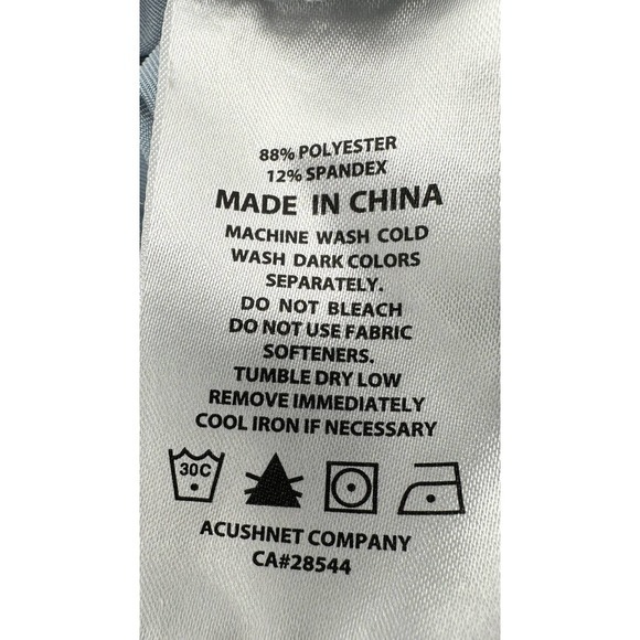 FootJoy FJ Polo‎ Shirt Mens XL Light Blue Chest Stripe Short Sleeve Stretch - Picture 4 of 6